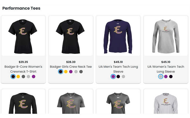 Shop the EMLL Team Store